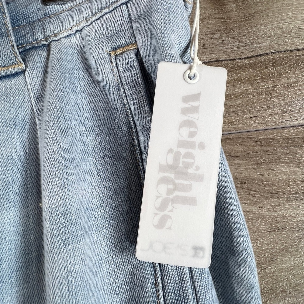 Joe's Jeans Weightless Wide Leg Drawstring Jeans Admiration Light Blue 31 NEW - Picture 4 of 11